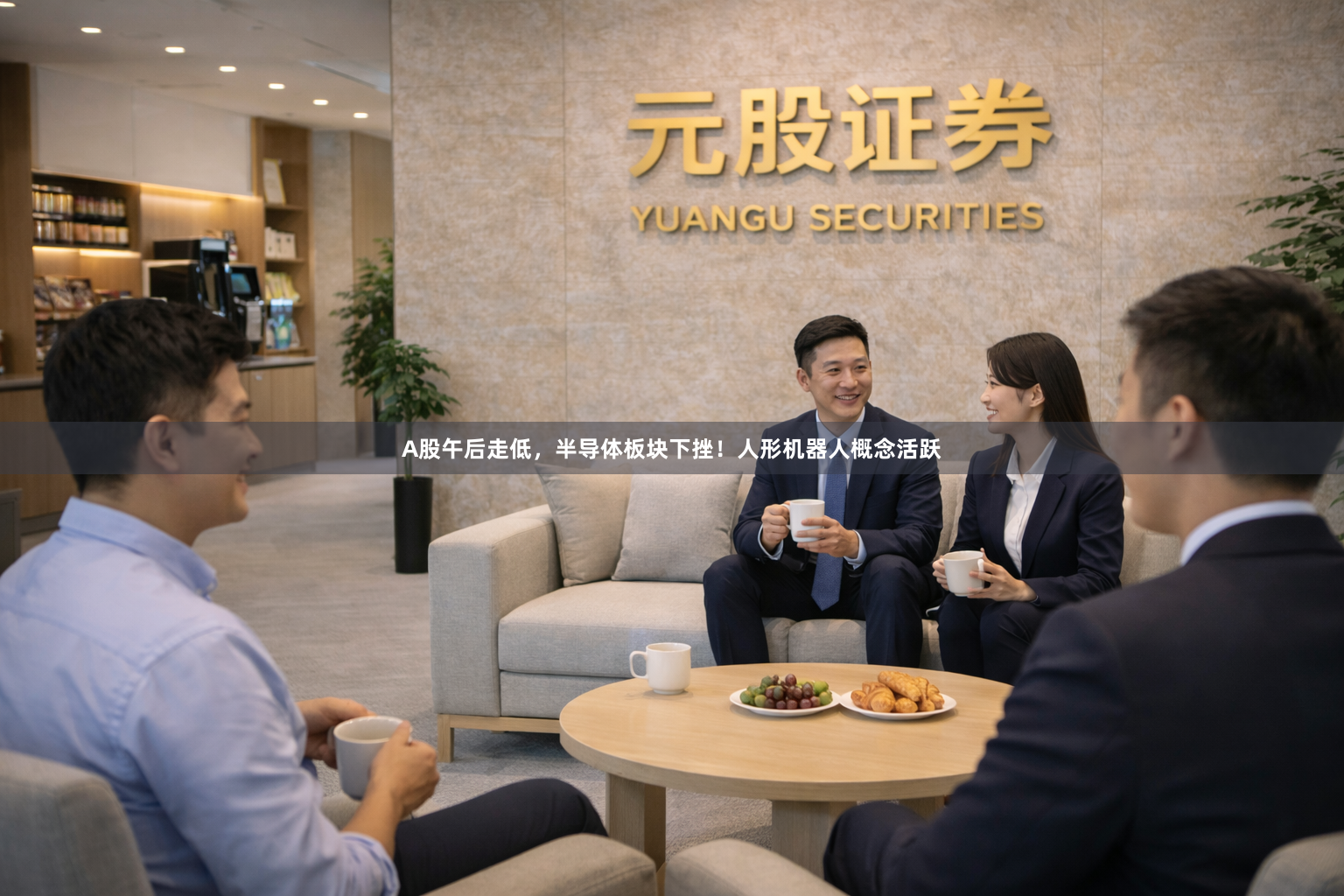 A股午后走低，半导体板块下挫！人形机器人概念活跃